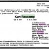 Raucamp Kurt 1914-1982 Todesanzeige (1)